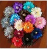 Гербера Дейзи цветок с клипами детские волосы складывают аллигаторские аксессуары для девочек Barrettes6353929