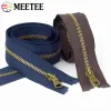 Meetee 2/5/10Pcs 5# Metal Zippers Open-End Zipper 40/50/60/70/80cm Sewing Zips for Backpack Purse Jacket Repair Kit Material