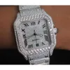 Luxe die er volledig uitziet, bekijk Iced Iced For Men Woman Top vakmanschap uniek en dure Mosang Diamond 1 1 5a horloges voor hiphop industrieel luxueuze 3108