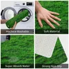 Tapijten groen gras polyester portier tapijt tapijtmat voetpad anti-slip kussen ingang corridor keuken slaapkamer balkon toilet 40x60 cm