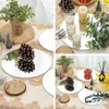 Bougeoirs 10 pouces Assiette en acrylique chandelle pour décoration intérieure de mariage centres de table de table.