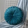 Pillow 35cm Throw For Couch Decorative 3D Pumpkin Vehicle Wheel Round Velvet Sofa Bed Floor Office Chair S