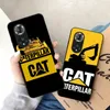 Cool C-Asspillars Cat Excavator Telefonfodral för Honor 70 50 20 7S X9 X8 X7 Magic 4 3 Pro Soft Black Phone Cover