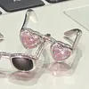 Cluster anneaux de mode de lunettes de lunettes en lunettes ajustées anneau réglable pour les femmes filles drôles bijoux ouverts
