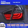 BMW E90 320i 325i LED Tail Light 05-08 Streamer Turn Signal Brake Reverse ParkingRanting Right Right Rame Lameのカーテライトアセンブリ