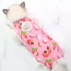 Hundkläder Cats Jumpsuit Anti-Lick Recovery Clothing Sterilization Suit Liten After Cute Print Pet Care Clothes