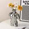 Vasen nordische Keramik menschliche Körperkunst Blume Vase sexy Büstenhandwerk Ornamente Home Schreibtisch Wohnzimmer Dekoration