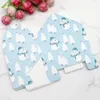 ZERONG EJEWELRY 10PCS Christmas Package Box Papel Pacote Branco Pacote de Jóias de Chocolate Suptilas decoração