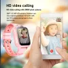 Regarde 4G Smartwatch pour enfants avec le GPS positionnement des enfants AGPS lbs wifi sos double caméra smart watches étanche 900mAh Music Playback