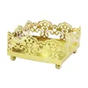 Bandlers N7MD Luxury Retro Gold Hollow Hollow Sold Whited Iron en dentelle