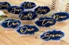 Personalized Hand Painted Acrylic Wedding Table Numbers with Calligraphy Painted Backs Number for Rustic Modern Wedding Decor437527777034