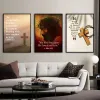 Jesus Christ Portrait And Bible Verse Quotes Religious Poster Wall Art Pictures Canvas Painting Nordic Living Room Home Decor
