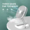 Ventiladores elétricos novos fãs de fãs dobráveis de parede de desktop de verão