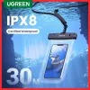 Borsa per telefono IPX8 Ugreen da 7,2 pollici IPX8 per iPhone 14 13 12 Pro Max Protective Case di sacchetto di nuoto universale