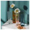 VAZAS ROOM Decor Glass Jarrones Decorativos Moderno Decoratie Home Vasi Flower Vaas voor Gift Wazony Deco Chambre Terrarium