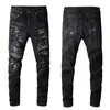 Herren Damen Jeans Amirir enge Anpassungs Jeans Designer Destressed zerrissener Biker Slim gerade Denim für Männer Print Amirirs Mode Herren Frauen lässige Hosen 2024