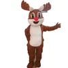 2024 Halloween Adult size Reindeer Mascot Costume Suits Adult Party Cartoon Custom fancy costume Cartoon theme fancy dress