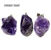In tutto il piccolo ciondolo di pietra naturale ciondolo Ametisti unici Ametisti di cristallo viola donne irregolari collane fai -da -te per gioielli che producono 10pc4501876