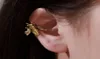 Ushaped Little Bee Ear Cuffs Women Single Insect Alloy Ear Bone Clip European Retro Old Metal Animal No Piercing Clips Earrings F4041197