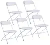 New Plastic Folding Chairs Wedding Party Event Chair Commercial White GYQ5931429