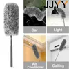 Jjyy extensible Plume Dusters Télescopic à longue poignée Microfibre Nettoyage Brosse de brosse lavable Duster Home Office Furniture Clean