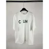 CL Home High Edition 2023 Classic Chest Letter Print Short Sleeve T-shirt eenvoudige veelzijdige korte mouw