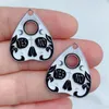 10st häxa ouija emalj hänge charm häxa katt solmåne skalle hänge för smycken gör diy smycken fynd designer chrams 240408