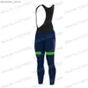 Maglia ciclistica Imposta Slovenia National Team 2023 Cicling Jersey Set Men Seve Winter Green Abbigliamento Abito MTB Bike Road Pants Bib Ropa Ciclismo L48