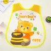 Bibs Burp Cloths Baby Bibs Multi-graphic Baby Cute Cartoon Portable Easy-to-wash Bib Waterproof Anti-dirty Food Supplement Bib Baby Items Y240412