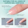 Nailpop 600pcs Soft Gel Tips for Nails Acrylic Material Short Medium Length Artificial Nail Capsule Accessories Tools