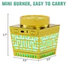 Titolo di incenso Musulmano per altoparlanti USB ricaricabile musulmani USB Electric Portable Incenso Burner Bakhoor Arabic Night Light