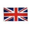 British Flag High Quality 3x5 Ft 90x150cm England Flags Festival Party Gift 100d Polyester Inomhus utomhustryckta flaggor Banners6514214
