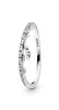 CZ Diamond Love Heart Cipante Anello nuziale Donne 925 Gioielli regalo in argento sterling per anelli di fidanzamento set con Box6015200 originale