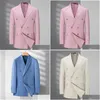 Mens Suits Blazers K-3345-Suit Suit Autumn And Winter Professional Format Business Same Work Clothes Drop Delivery Apparel Clothing Oted8