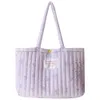 Bolsa de preenchimento floral feminino Bolsa de grande capacidade Puffer floral Bolsa de comunicação