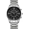 Moda luksusowy nie-mechaniczny pasek ze stali nierdzewnej Business Watch Business Men's Watch Luksusowy zegarek