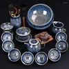 TEAWARE SETS PORTABLE Roterande eftermiddag Tea Set Japanese Festival Office Luxury Modern Porcelain Gaiwan Te Japones