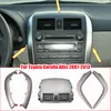 Hight Quality FOR TOYOTA COROLLA Air Conditioning Air Vent Panel Upper Lower Side Central Dashboard Trim Strip 55670-12370