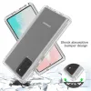 Étui en couleur de bonbons épais pour Samsung Galaxy Note 20 Note20 Ultra Durable Transparent Téléphone Back Cover Shockproofing Shell Double Couche