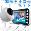 Baby Monitors 4,3 tum skärmvideo Baby Monitor med lång batteritid utrustad med kamera och ljud 1000 fot långdistans Automatisk natt VisionC240412