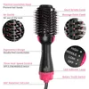 Hot air comb 5 in 1 multifunctional noise reduction comb curling iron straightening comb hot air comb blow dryer