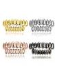 New Teeth Grillz Top Bottom 18K Gold Silvery Color Grills Dental Mouth Hip Hop Fashion Jewelry Rapper Jewelry 6 Styles Xcvcu1252958
