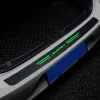 Luminous Car Door Threshold Sill Protective Plate Rear Trunk Bumper Sticker for Dodge JOURNEY Logo CALIBER RAM DART Accessories