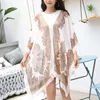 Scarves V-neck Shawl Scarf Boho One Size Beach Cover Up Chiffon Swimwear Kaftan Top Summer