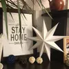 Party Decoration 30cm Folded Hanging Paper Stars 3D Crafts For Wedding Kids Birthday DIY Decorations Christmas Home Decor Baby Shower