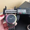TICWATCH PROブランドクォーツ手首の女性用クリスタルメタルスチールバンド男性のための時計