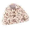 Winter Boys Girls faux fur coat kids leopard lapel long sleeve outwear children printed plush thicken warm clothes A80584909004