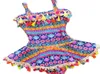 Onepieces 28y Baby girl Swimwear One Piece Swim mail Imprimer Summer Style Corée Enfants de maillot de bain pour enfants