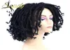Syntetyczne dreadloki włosy pojemnik na włosy średnia część dla afrykańskich kobiet czarny brązowy robak Ombre Soul Loc Locs Pergs Peruki LS365603205