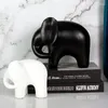 Dekoracyjne figurki nordyckie nowoczesne dekoracje domowe słonia żywica
